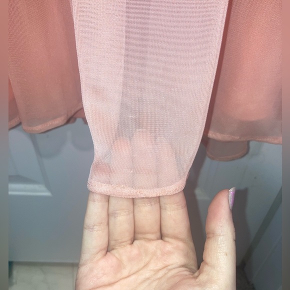 B. Darlin Stunning Retro Prom Dress Peach Color Size 9-10 - Picture 8 of 13